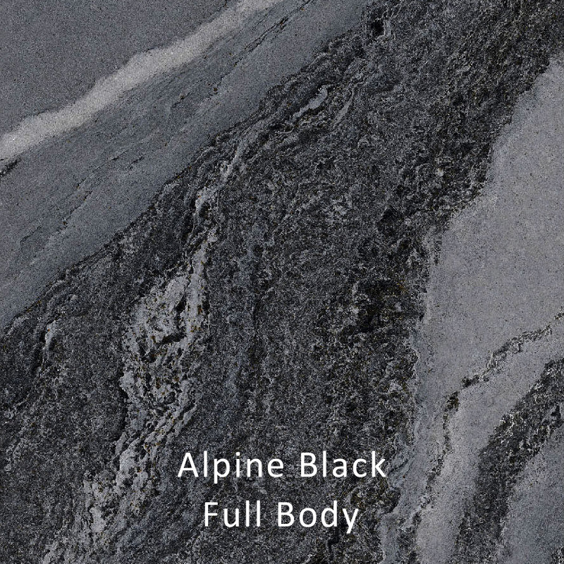 Moderne schwarze Steine 900x1800mm Bodenfliesen für Innen- und Außenbereich