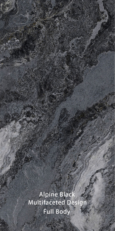 Moderne Stein-Look Porzellan-Boden- und Wandfliesen mit glänzender oder mattem Finish
