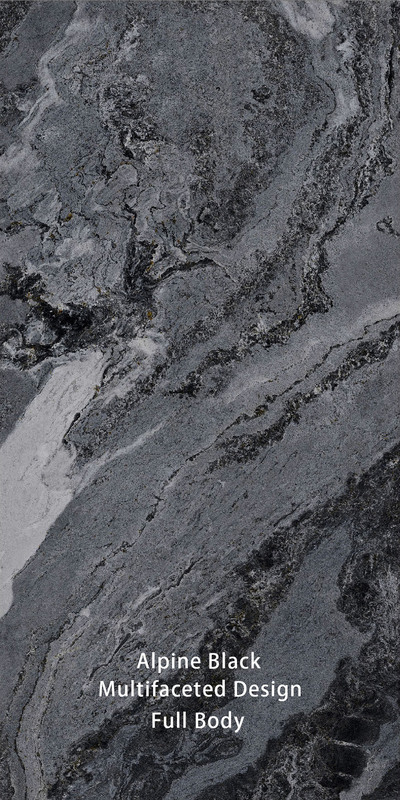 Moderne schwarz-weiße Marmorfliesen für Innenwände und -böden