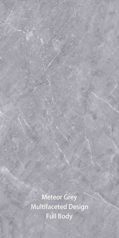 600X1200mm Moderne Steinimulation Graue Verglaserte Porzellanfliesen Für Innen-/Außenzimmer
