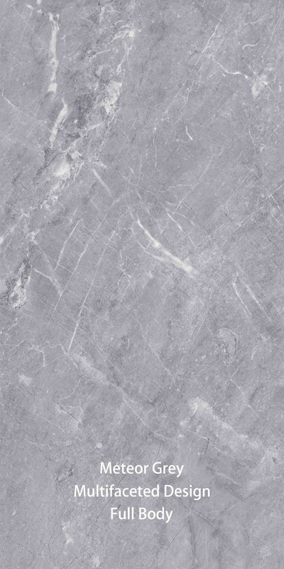 600X1200mm Moderne Steinimulation Graue Verglaserte Porzellanfliesen Für Innen-/Außenzimmer