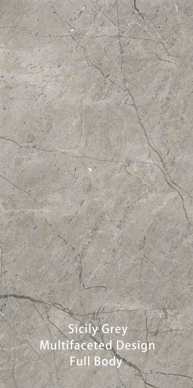 600 X 1200 MM Graue Vintage Textured Stone Imitation Oberfläche Moderne Badezimmerfliesen