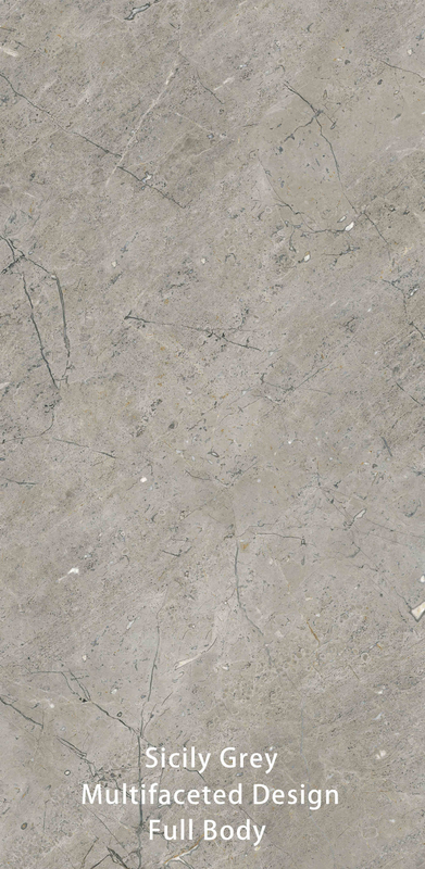 600 X 1200 MM Graue Vintage Textured Stone Imitation Oberfläche Moderne Badezimmerfliesen