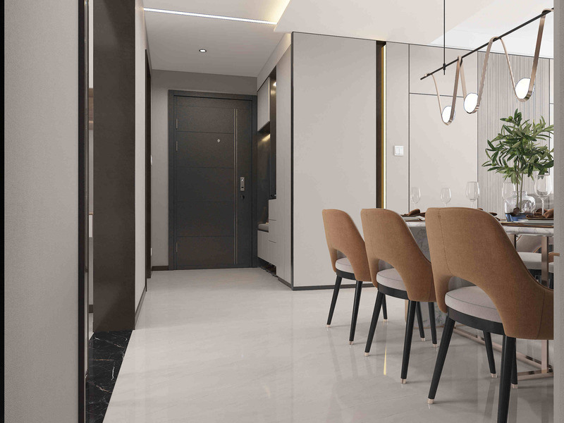 Glanz moderner Stil Steineffekt Porzellan Bodenfliesen 600x1200mm In Matte/Glanz Finish
