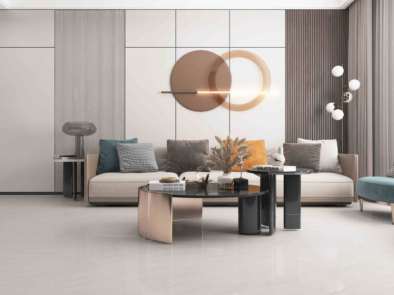 Glanz moderner Stil Steineffekt Porzellan Bodenfliesen 600x1200mm In Matte/Glanz Finish